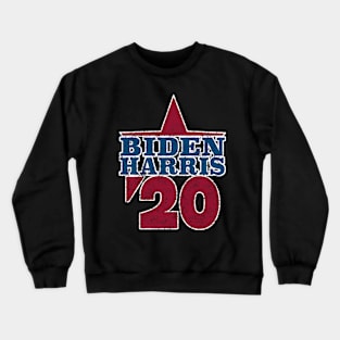 Joe Biden 2020 and Kamala Harris On One Ticket Distressed Crewneck Sweatshirt